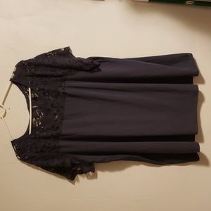 Torrid Gray Lace Top